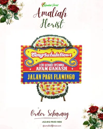 Bunga Papan Congratulation di Sragen
